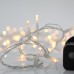 Χριστουγεννιάτικα λαμπάκια σε σειρά 240LED με πρόγραμμα,διάφανο καλώδιο,3m μήκος,θερμό λευκό φως | Eurolamp | 601-11581